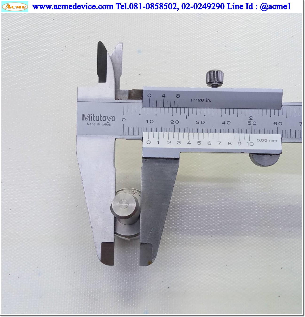 Shaft Connection ขนาด ID 10/10mm, OD 20mm, L 46mm, Stainless