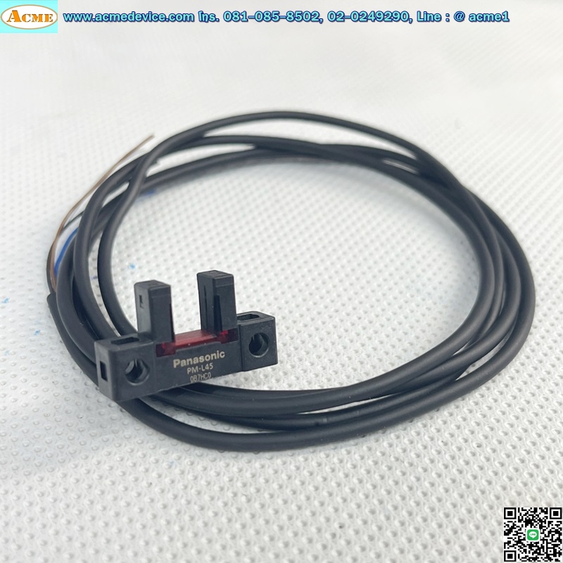 Photoelectric Panasonic/SUNX รุ่น PM-L45, ระยะ 6 mm, Light-ON, Dark-ON, NPN