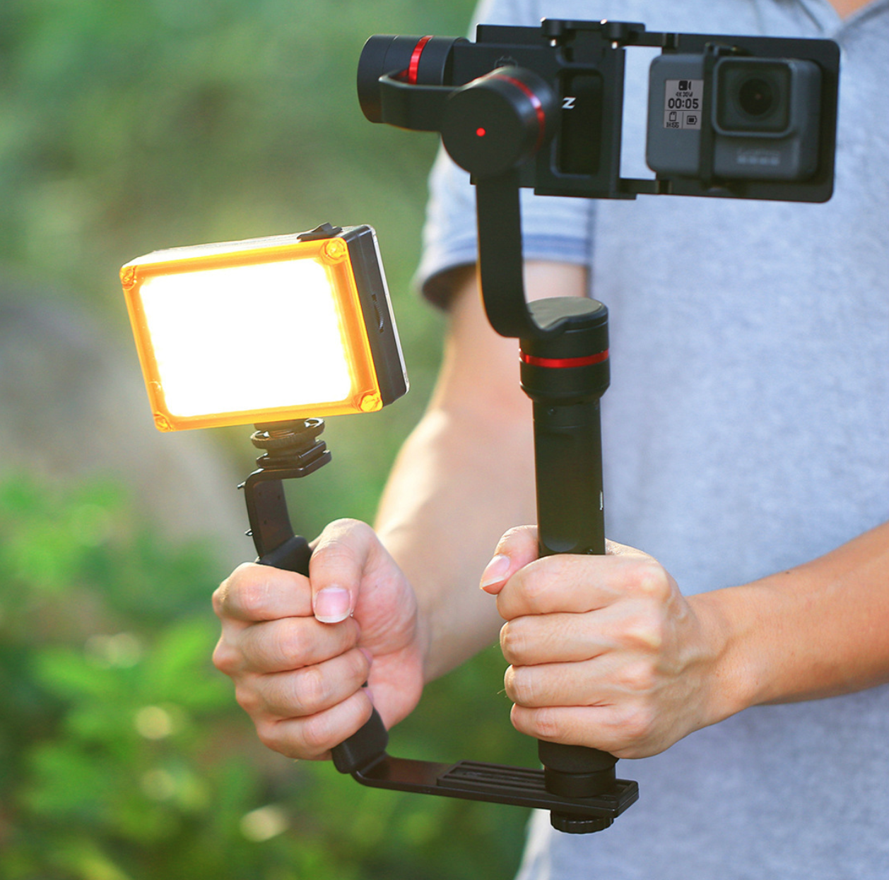 ไฟLED ยี่ห้อ Puluz รุ่น PU4096 ขนาดเล็ก น้ำหนักเบา พกพาง่าย