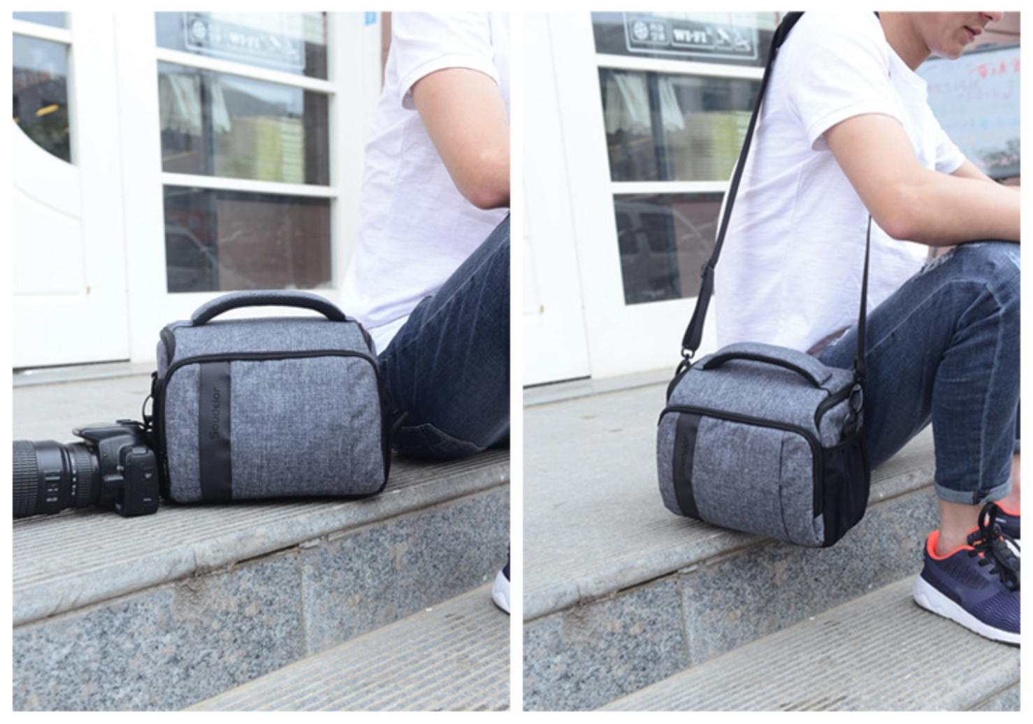 กระเป๋ากล้องยี่ห้อ Soudelor รุ่น D1705 สำหรับกล้องมิลเลอเลส DSLR ทุกรุ่น