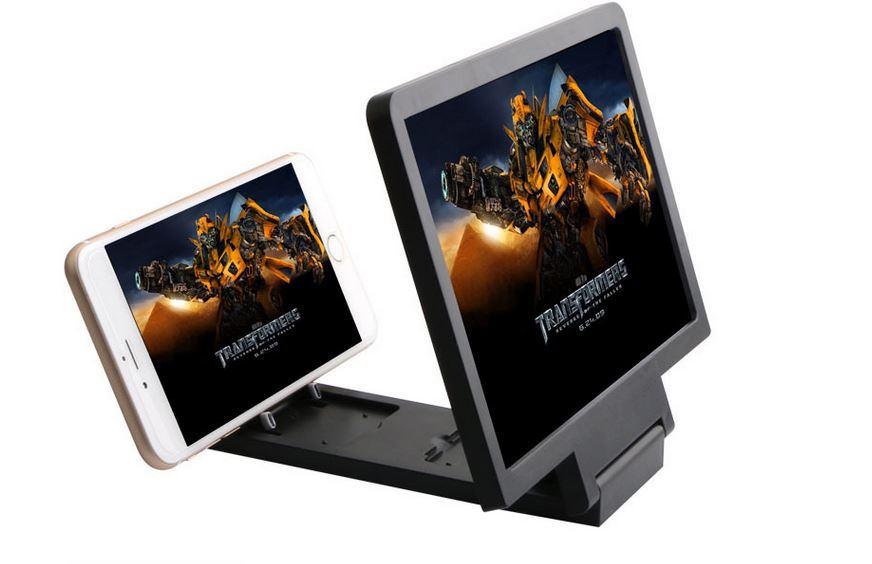 แท่นขยายจอมือถือ 3มิติ สีดำ