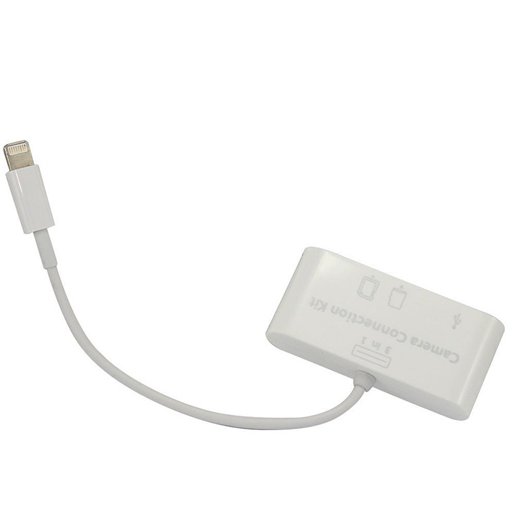 Lightning CardReader CameraKitConnects ตัวอ่านการ์ดใช้ได้กับ iPhone5/5s/6/6s/iPad4/iPad Mini