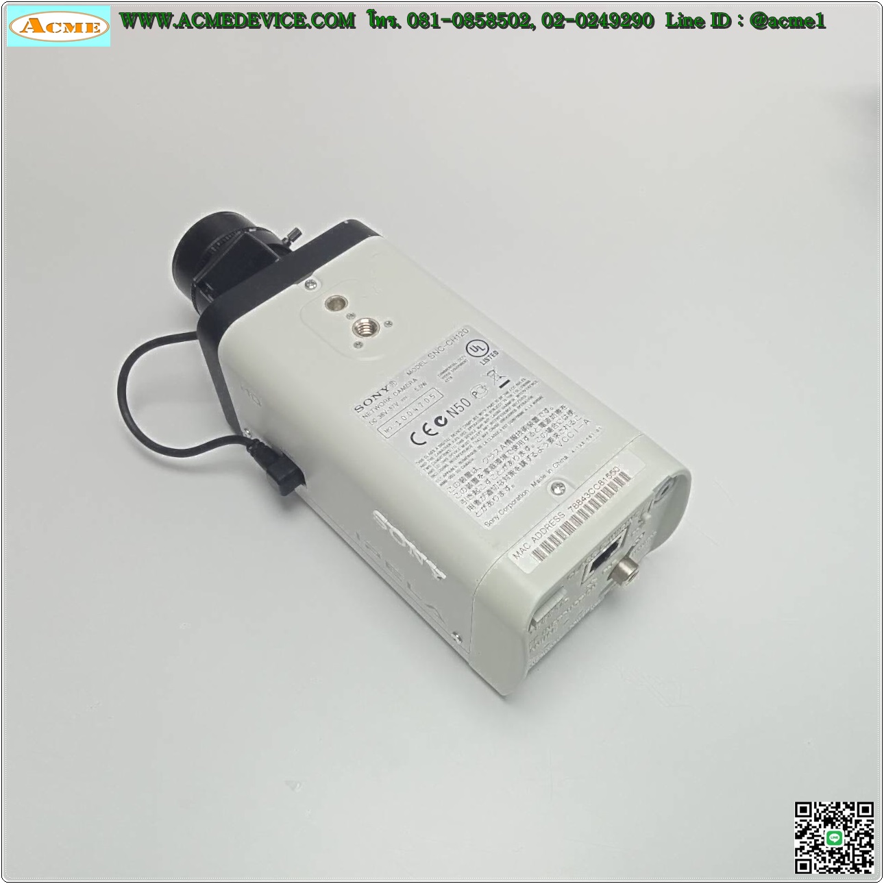 Camera Sony รุ่น SNC-CH120, Network Camera