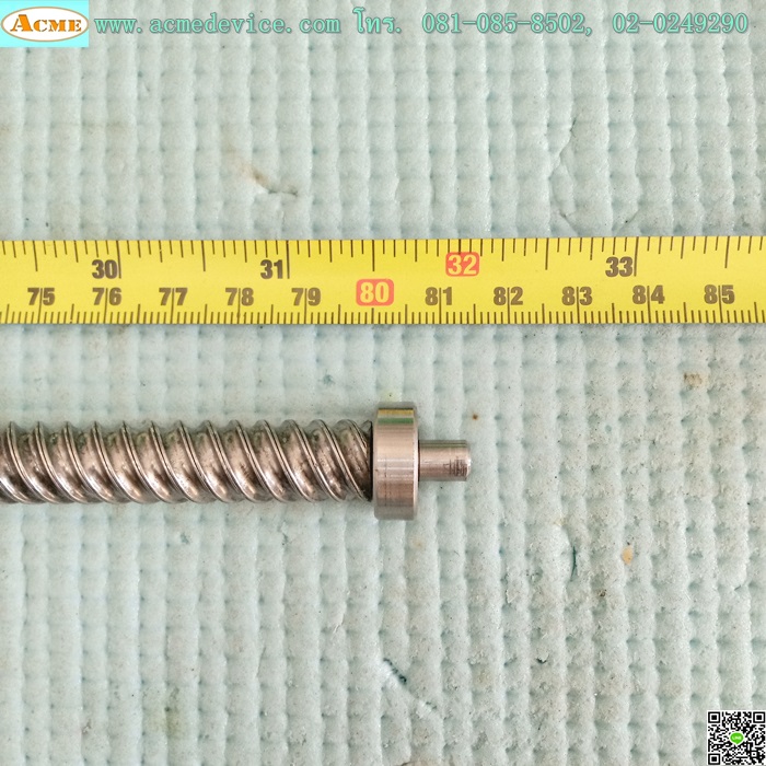 Ball Screw ขนาดเพลา 12 mm.x 815 mm., Stroke 665 mm., Pit 16 mm.