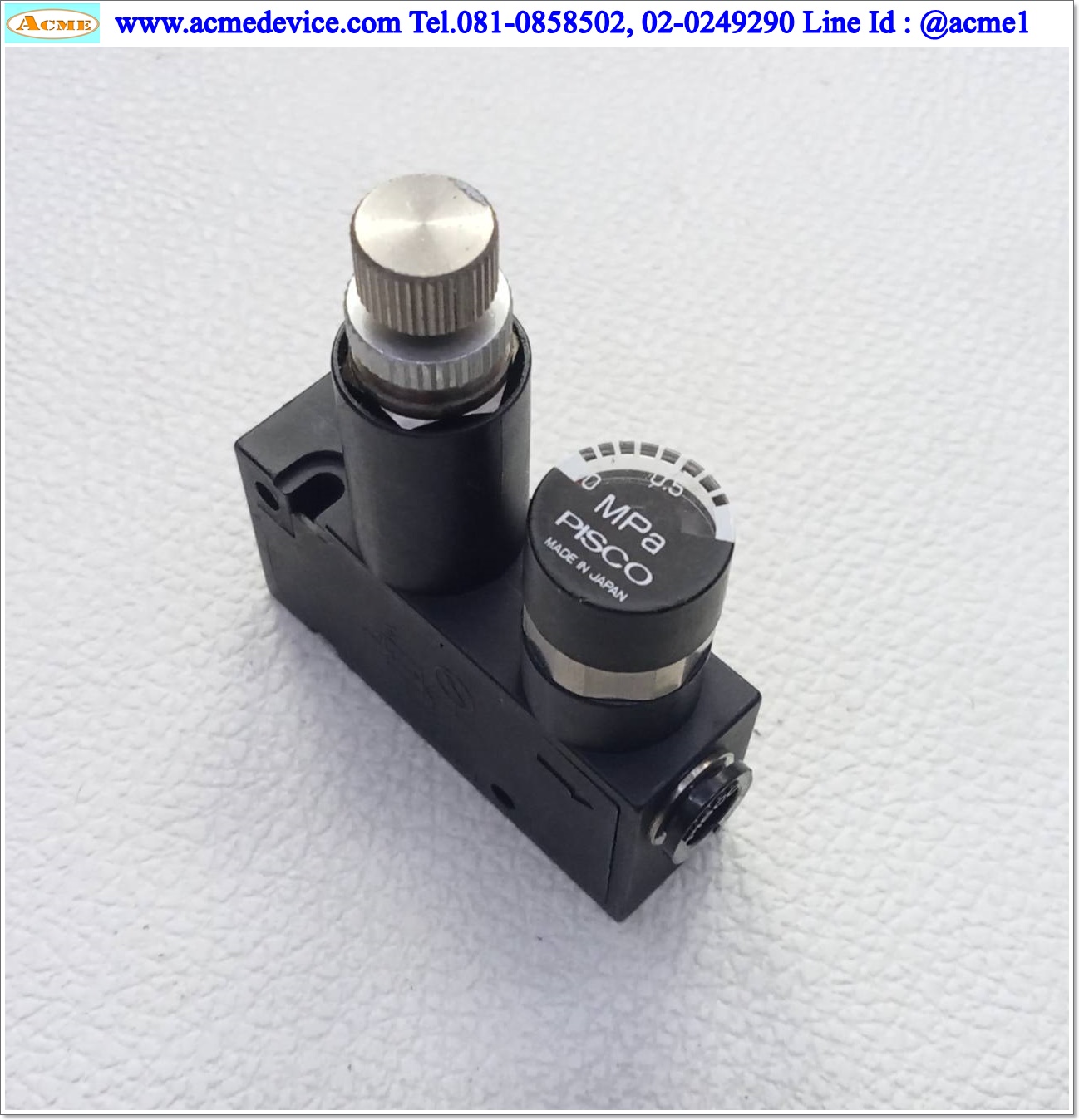 Regulator Pisco รุ่น RVUM6-6, 6 mm.