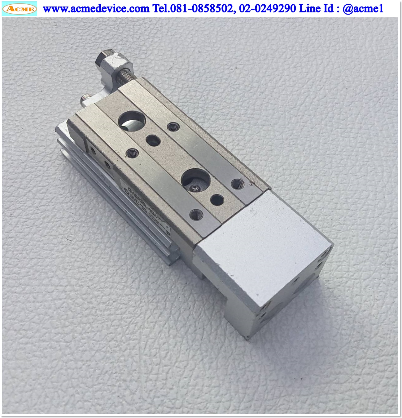 Guide Cylinder SMC รุ่น 13-MXQ6L-20AT, Bore 6 mm., Stroke 20 mm.