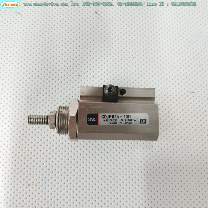 Air Cylinder SMC รุ่น CDJPB15-10D, Bore 15 mm., Stroke 10 mm.