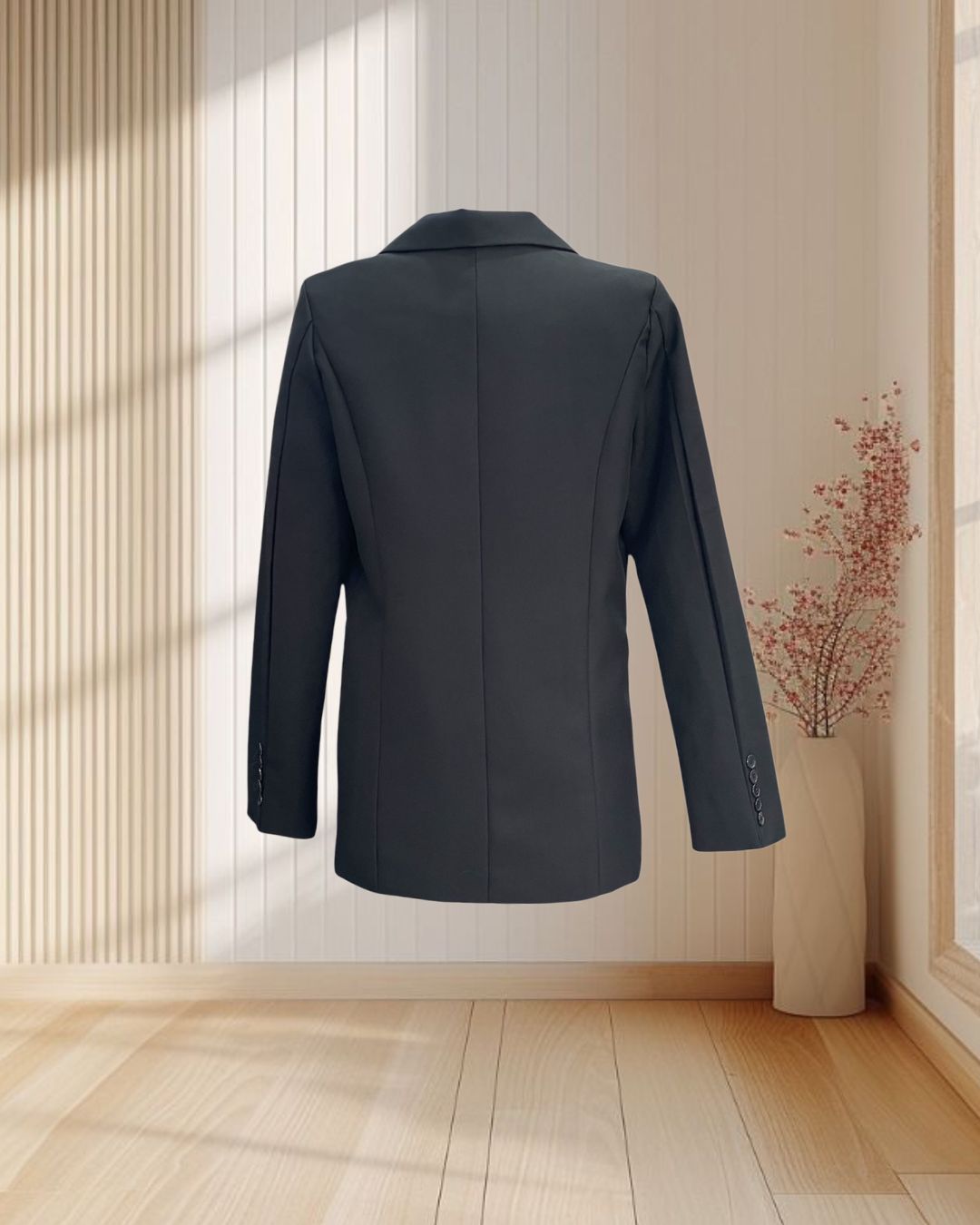 สูทผู้หญิงสีดำ ไซส์ M อก34