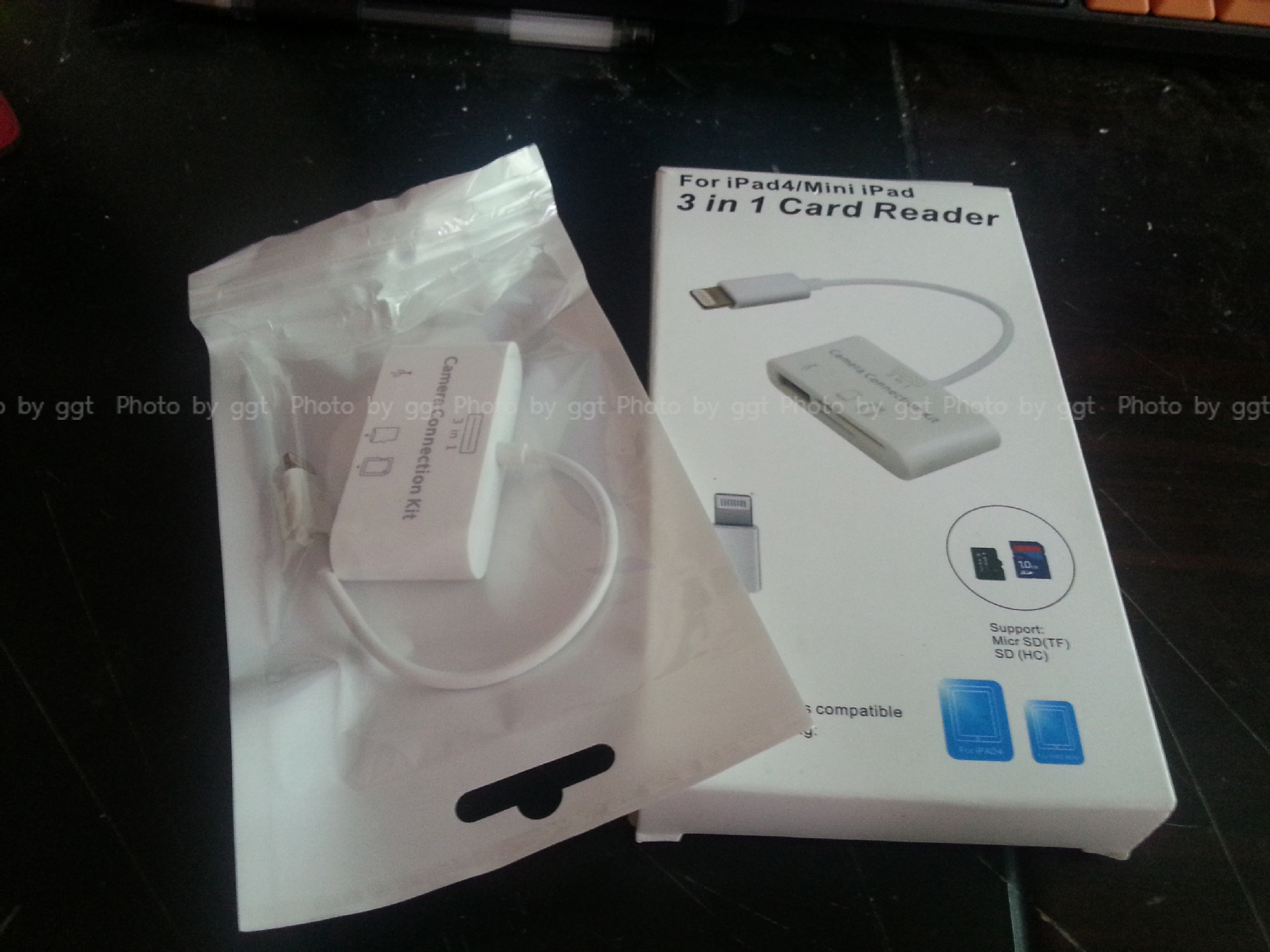 Lightning CardReader CameraKitConnects ตัวอ่านการ์ดใช้ได้กับ iPhone5/5s/6/6s/iPad4/iPad Mini