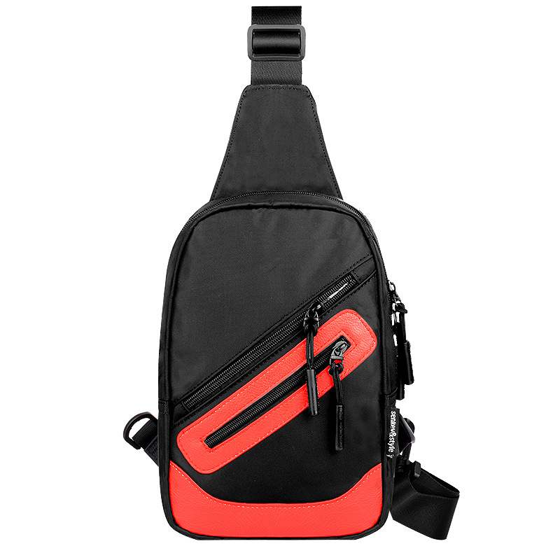 กระเป๋าคาดอก กระเป๋าคาดหลัง | SKC003 black-red