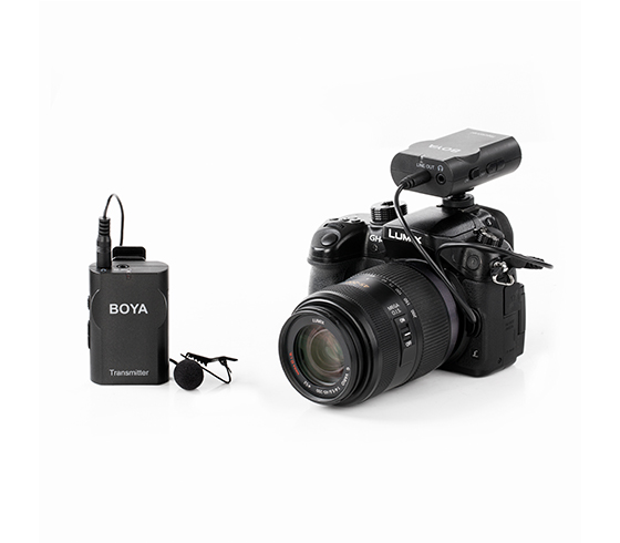 BOYA BY-WM4 ไมโครโฟนไวเลสสำหรับกล้อง DSLR และ สมาร์ทโฟน (รับประกันศูนย์ 1 ปี)