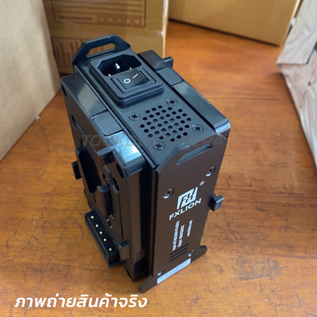 แท่นชาร์จแบตเตอรี่ V-Mount แบบคู่ Fxlion MINI 2-ch V mount charger FX-M2S ชาร์จได้สองก้อนพร้อมกัน
