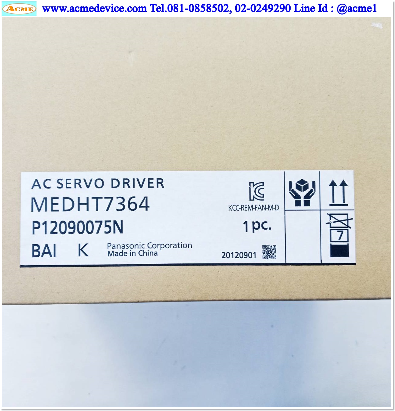 Servo Drive Panasonic รุ่น MEDHT7364, 2kW