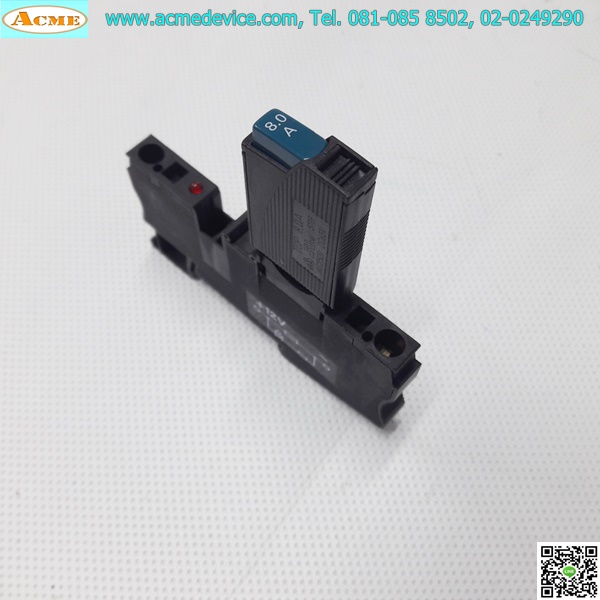 Breaker 1P Phoenix Contact รุ่น TCP-8.0A + Socket ST 4-FSI/C