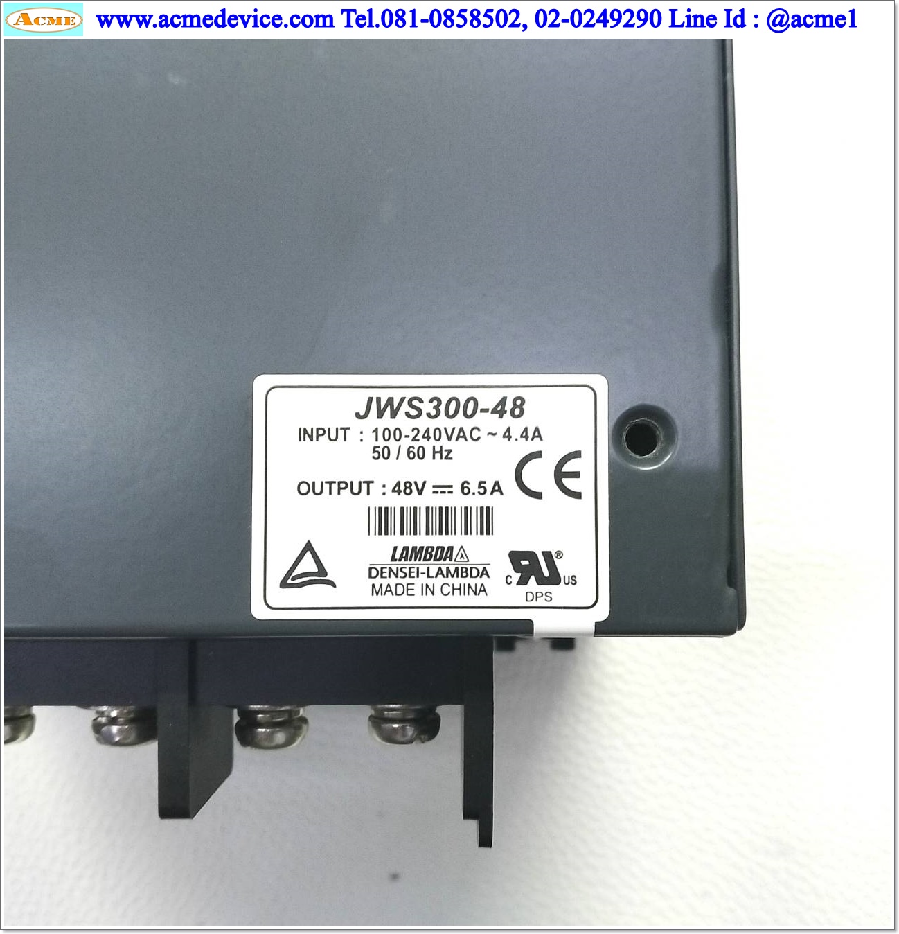 Power Supply LAMBDA รุ่น JWS300-48, 48V, 6.5A