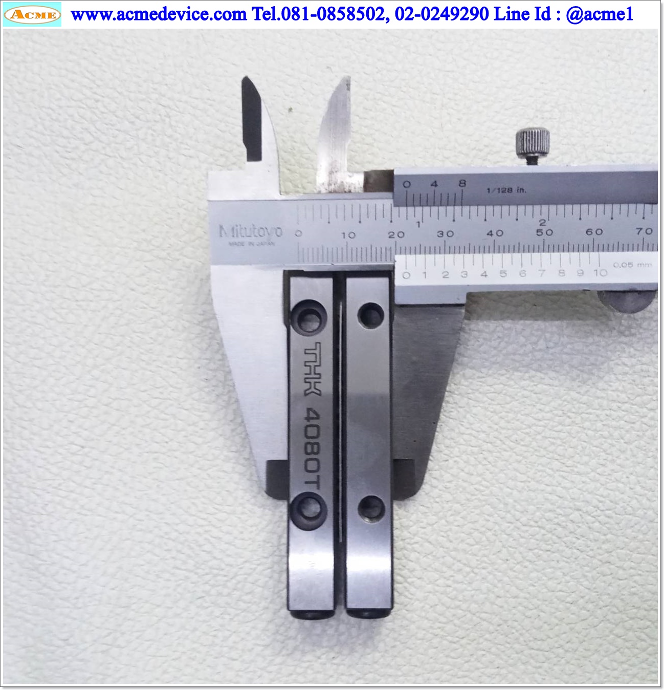 Cross-Roller Guide THK รุ่น 4080T, ขนาด 22 x 84 mm., Stroke 70 mm.