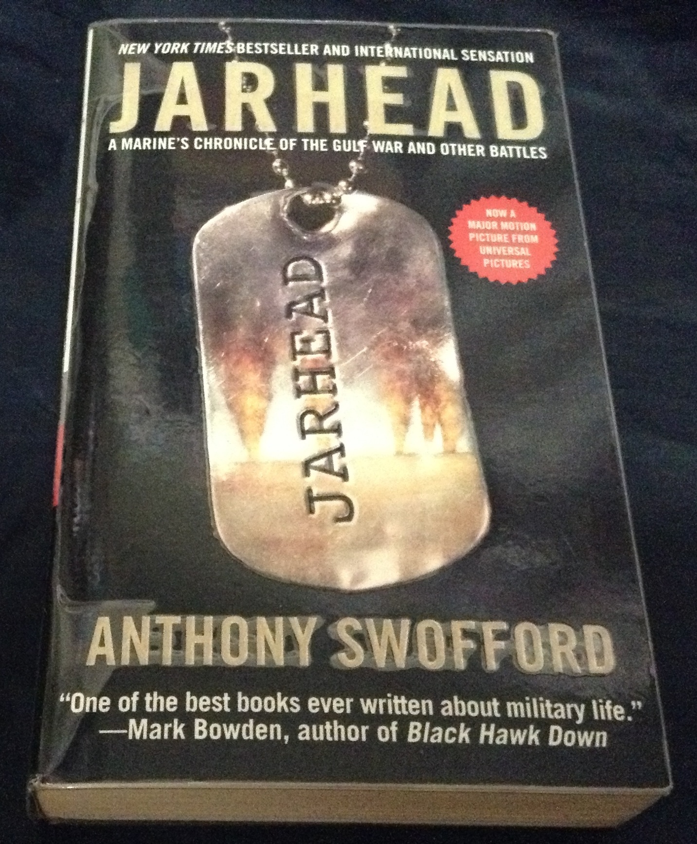 jarhead a marine's chronicle of the gulf war. by Anthony Swofford ราคา 80