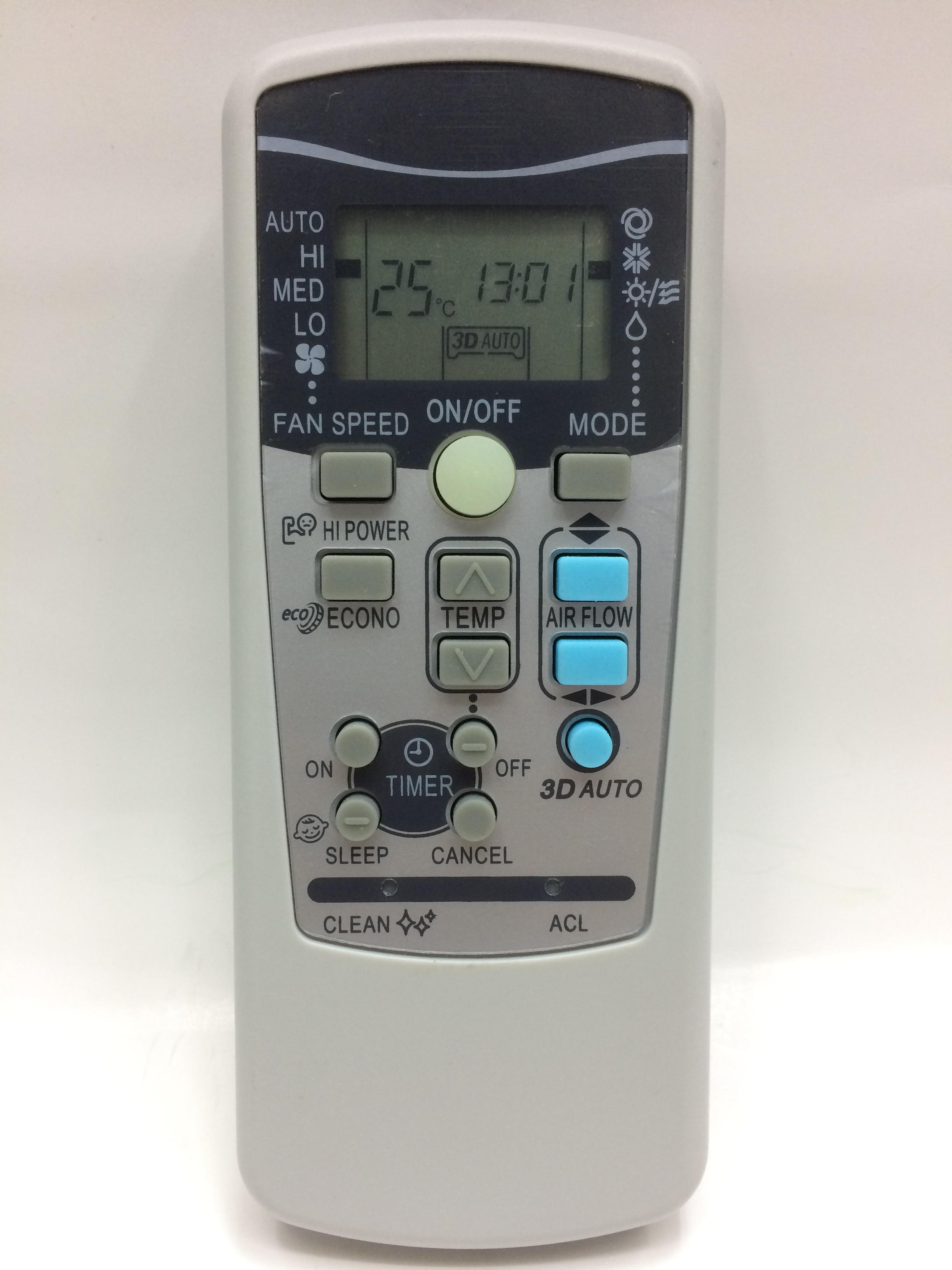 รีโมทแอร์ Mitsubishi รุ่น A001