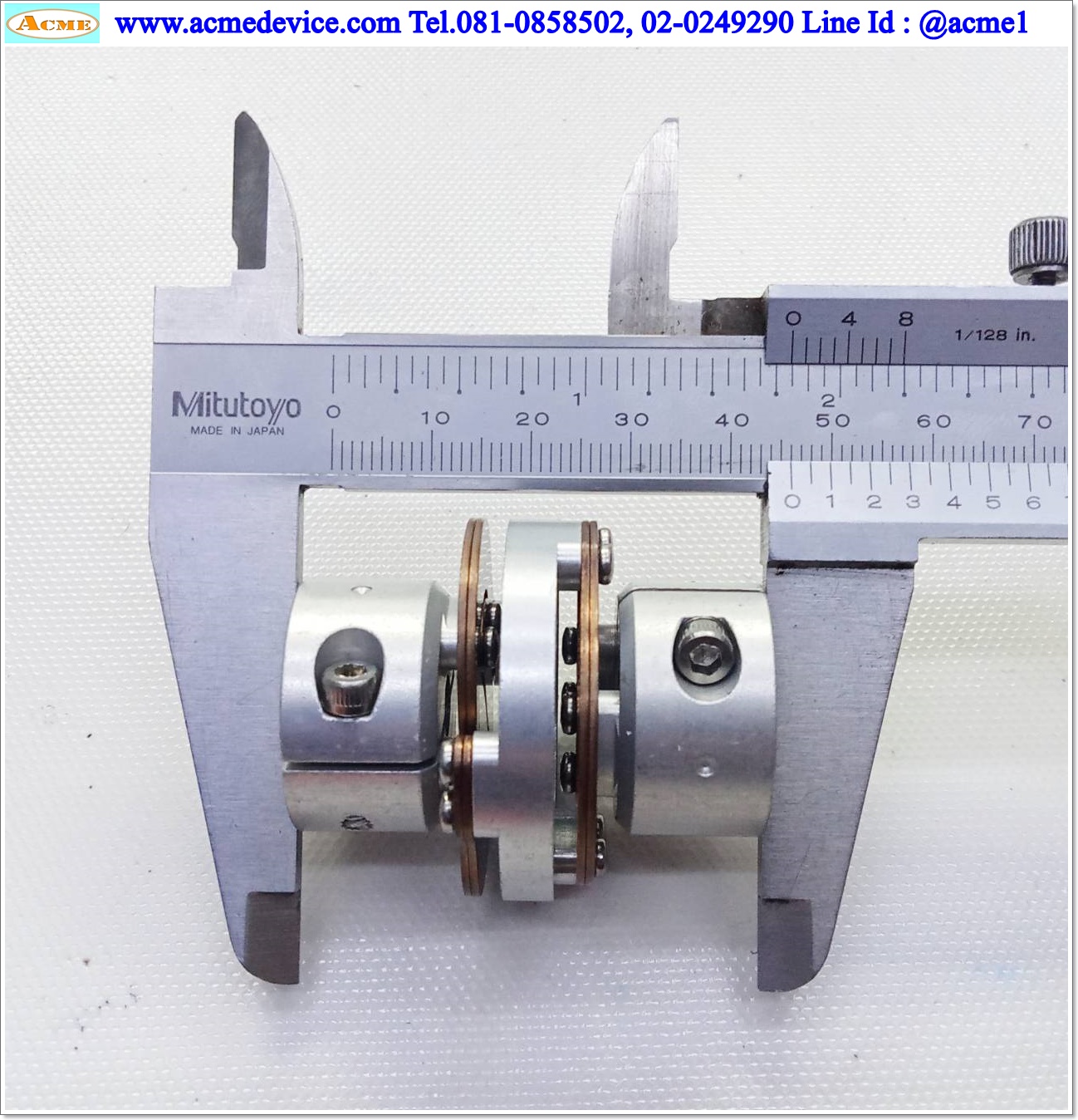 Coupling BERG ขนาด ID 0.25"/0.375", OD 1.5", L 1.82", CO20-16, Spring Coupling
