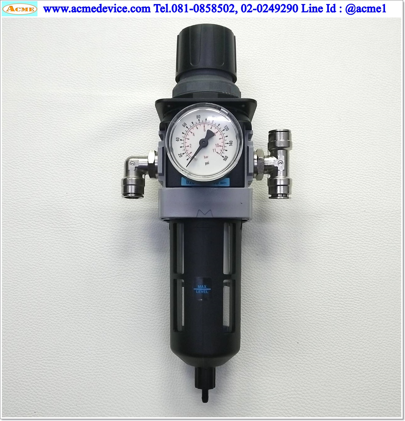 Regulater Wilkerson รุ่น B28-04-FKG0B, Range 5 - 125 psi, 1/2"