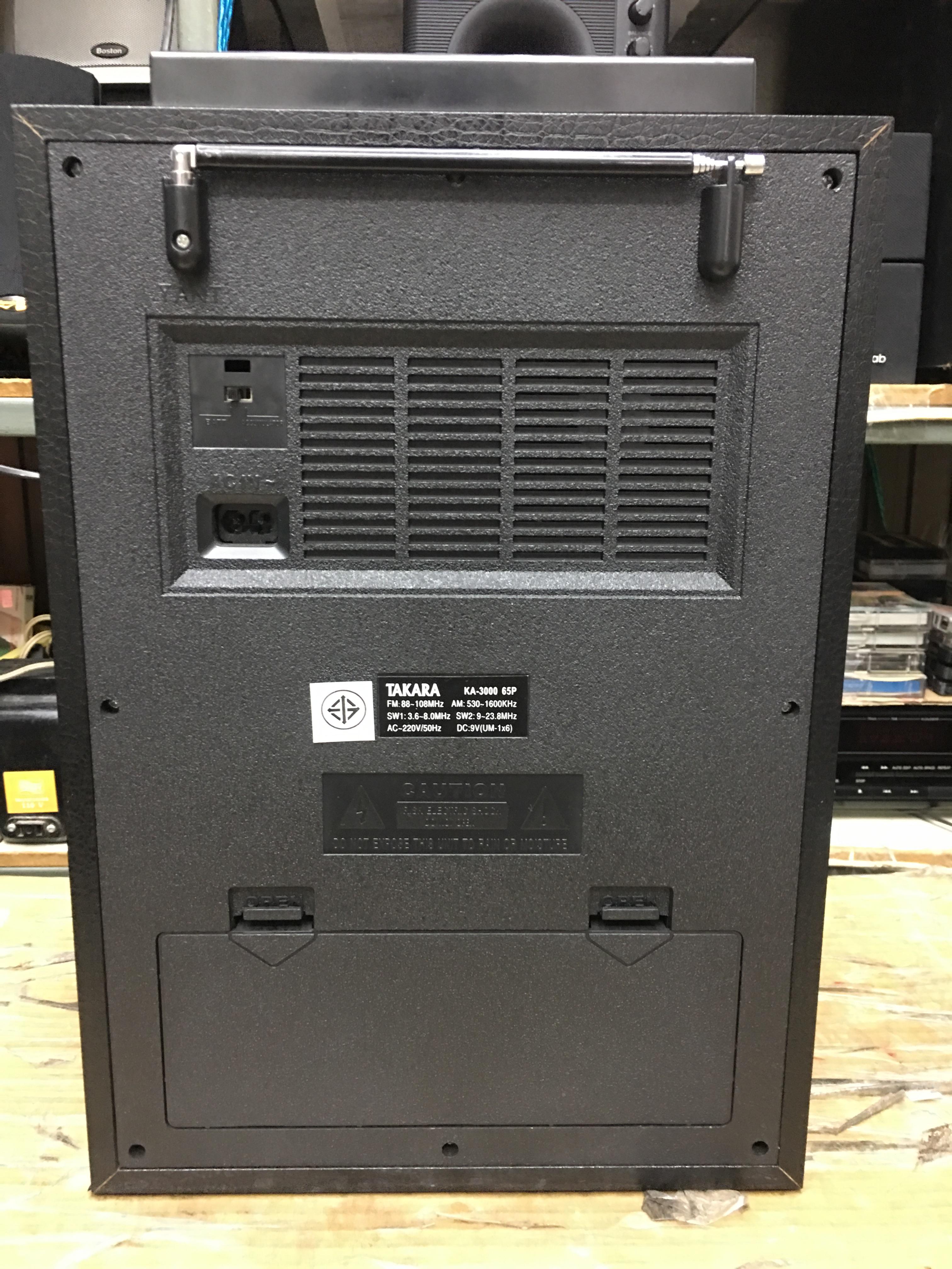 Takara KA-3000 ลำโพงเสียบไมค์ USB-FM/AM ใช้ไฟบ้าน