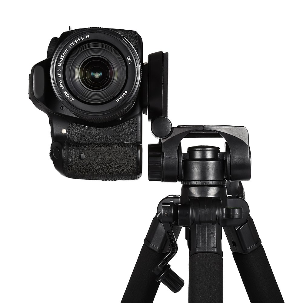 ขาตั้งกล้องพร้อมหัวแพนวิดีโอ ยี่ห้อ QZSD รุ่น Q111 รับน้ำหนักสูงสุด 5 KG ราคาถูก