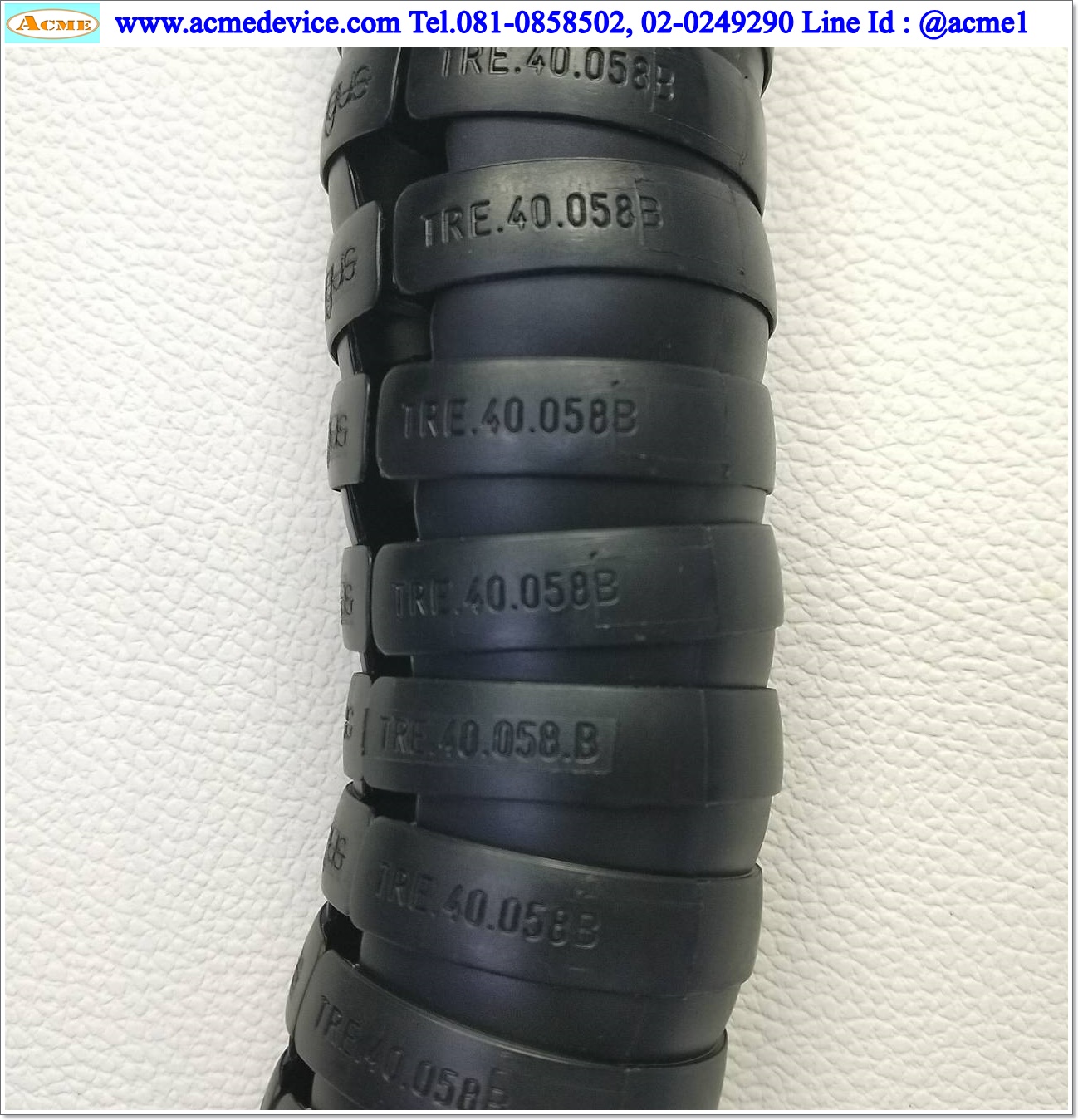 กระดูกงู IGUS รุ่น TRE.40.058.0.B, OD 43 mm, L 1000 mm.