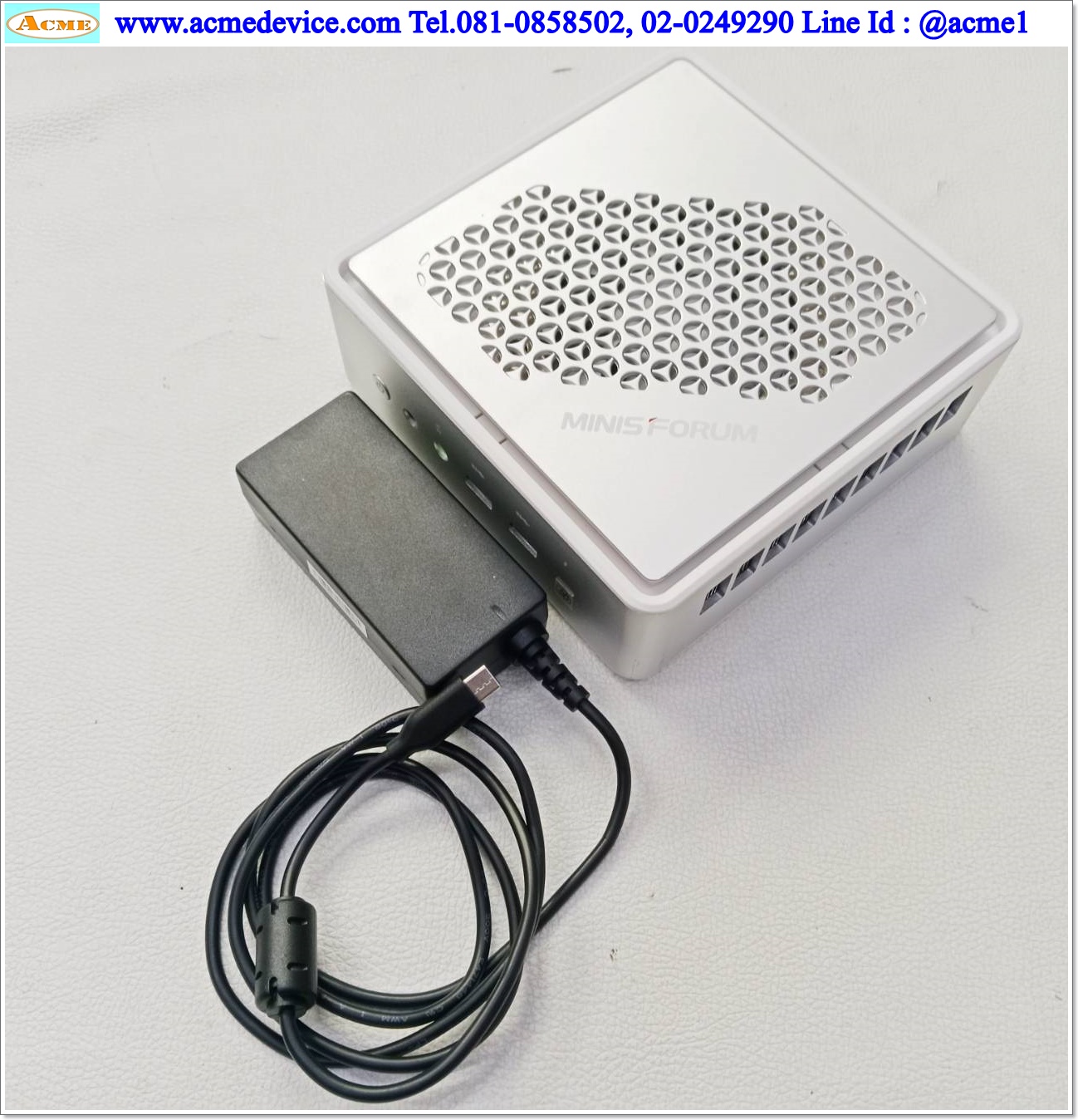 Computer Mini PC MINISFORUM รุ่น TH50, Core(TM) i5-11320H CPU @ 3.20GHz, Ram 16.0GB, Disk 512Gb, GPU Iris(R) Xe Graphics, Windows 10 Pro
