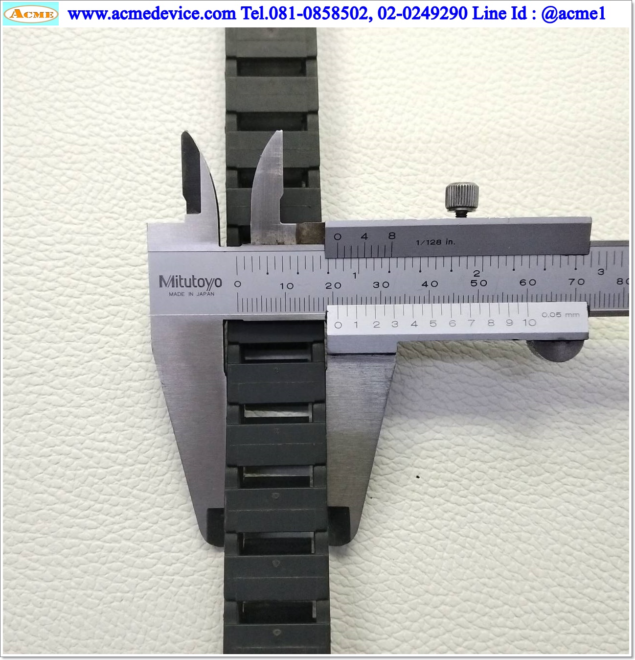 กระดูกงู IGUS รุ่น 0130.15, KR20, ขนาด 20 x 390 x 18 mm.