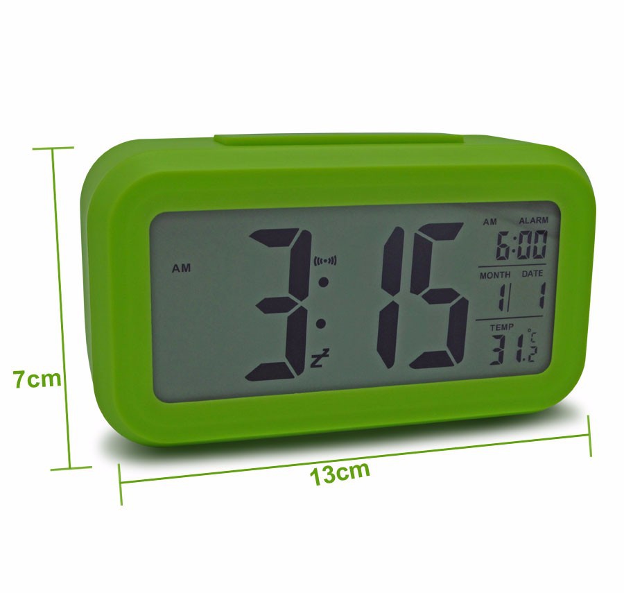 นาฬิกาปลุกดิจิตอล (Digital LCD Alarm Clock)