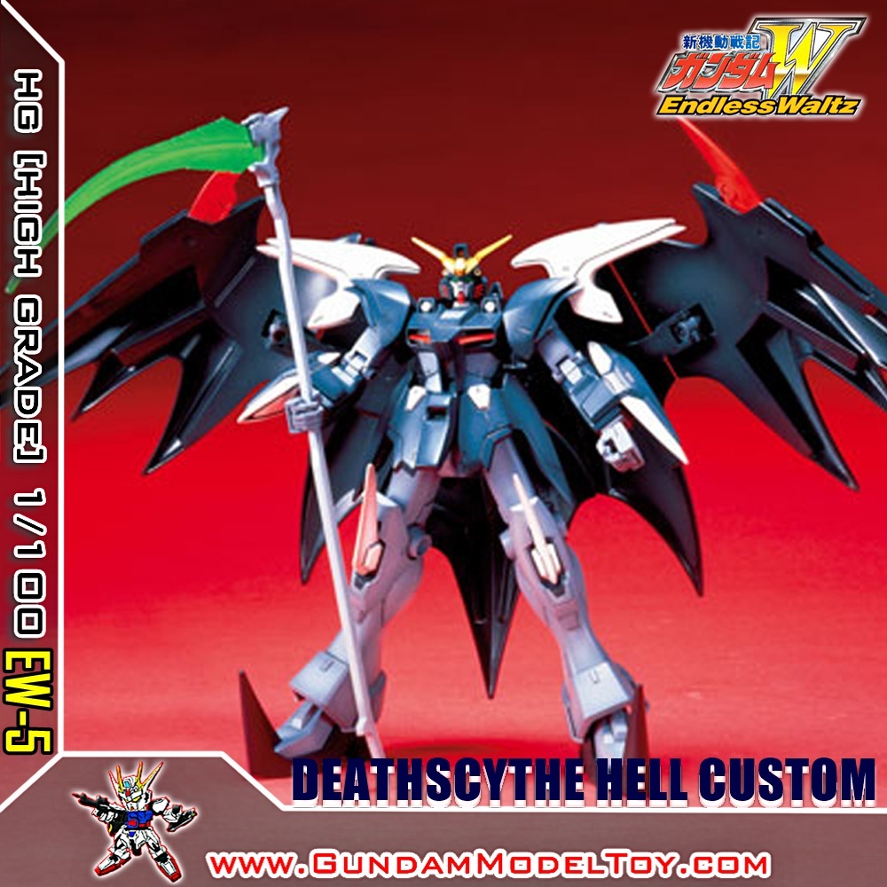 BANDAI HG 1/100 DEATHSCYTHE HELL CUSTOM เดธไซท์ เฮลล์ คัสตอม โมเดล กันดั้ม กันพลา PS TOYLAND