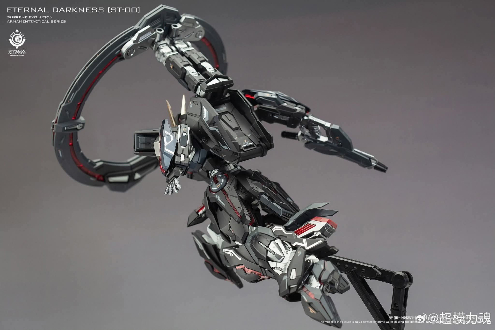 MG 1/100 ETERNAL DARKNESS แถมพาร์ทใสวงกลมสีแดง ค่าย Super Evolution Made in China