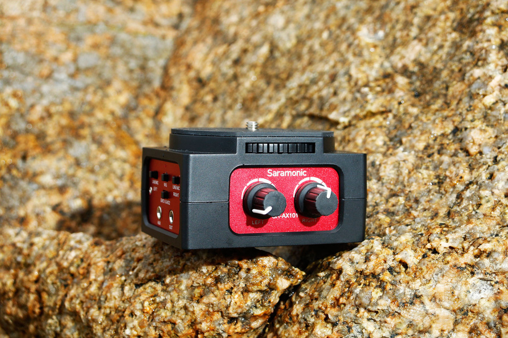 Saramonic SR-AX101 Universal Audio Adapter with Dual XLR Inputs รับประกันศูนย์ไทย 1 ปี