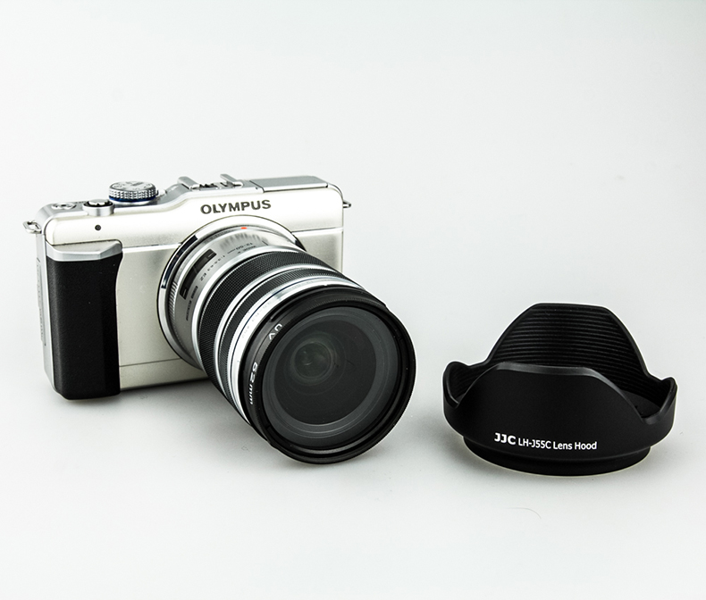 ฮูดเทียบJJC Hood LH-55C for m.Zuiko 12-50mm Lens (PreOrder รอสินค้า 10-14วัน)