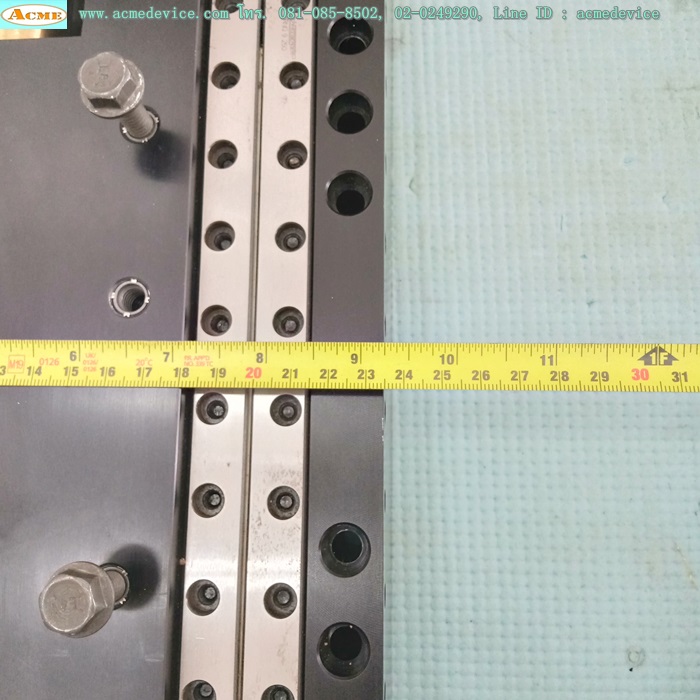 แกนสําเร็จรูป Reed Screw ??? รุ่น ???, ขนาด 235 mm x 410 mm, เพลาโต 16 mm, Stroke 100 mm, Pit 2 mm & Motor M2-3424-D