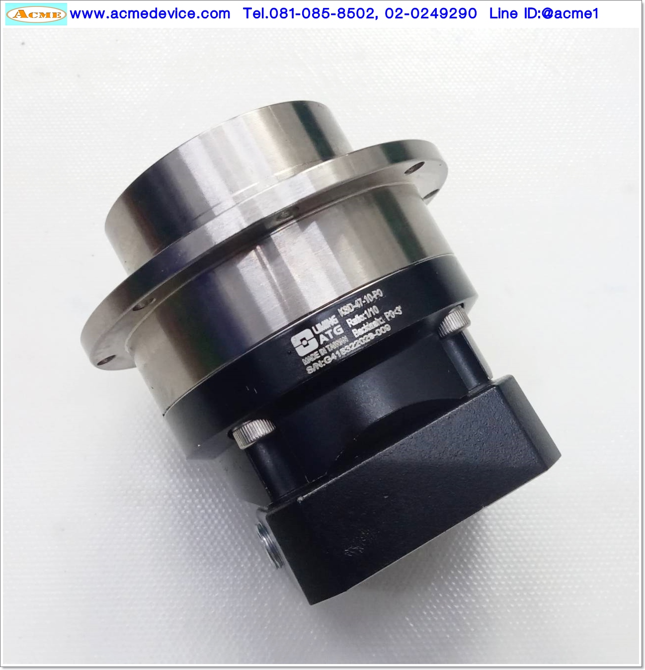 Gear Head ATG รุ่น KSD-47-10-P0, Ratio 10:1, (เข้า 8mm), for 100w