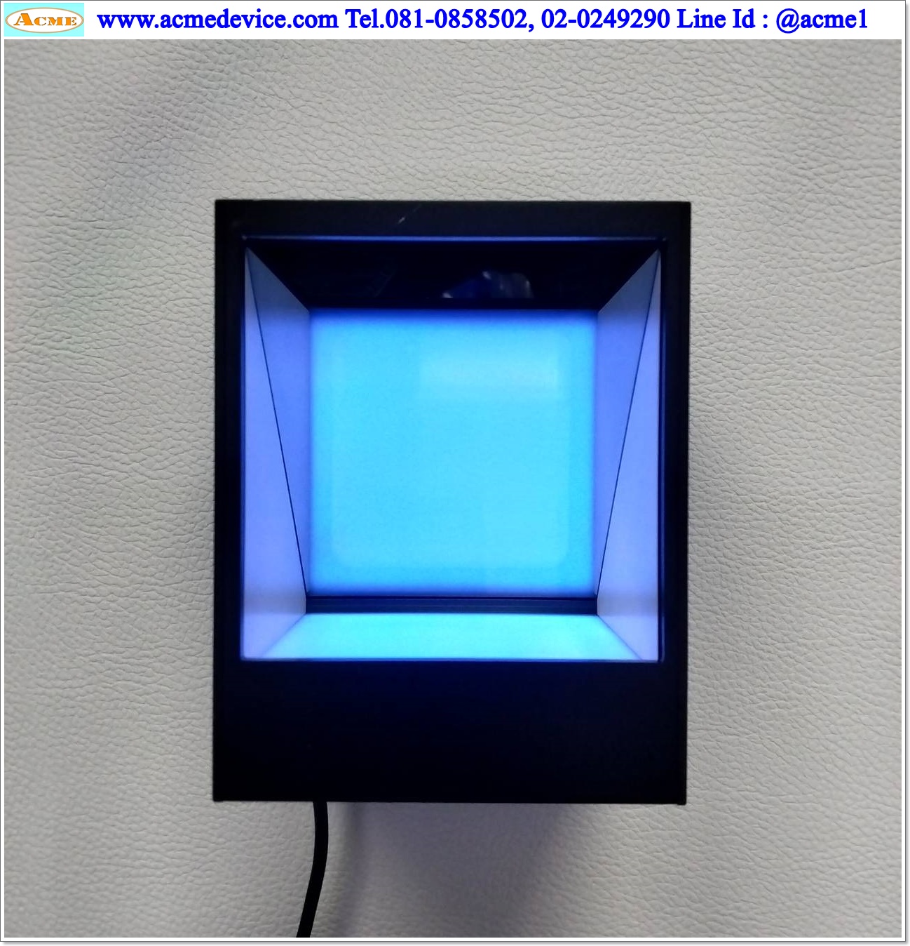 Lighting ขนาด 90 x 114 x 86 mm., 24V (ไฟสีฟ้า)