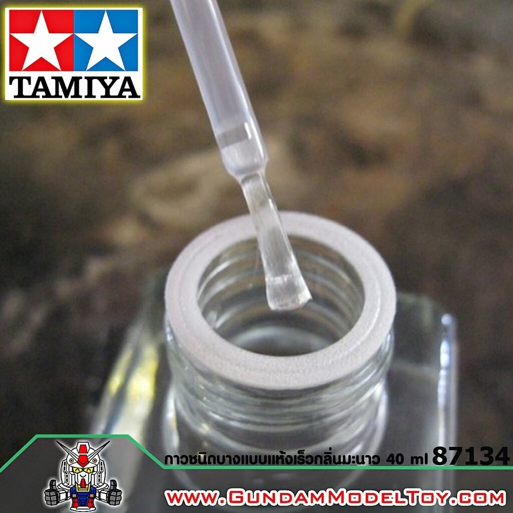 TAMIYA EXTRA THIN LIMONENE CEMENT กาวฝาเขียวชนิดบางพิเศษแบบแห้งเร็วกลิ่นมะนาว อุปกรณ์ต่อโมเดล Spares