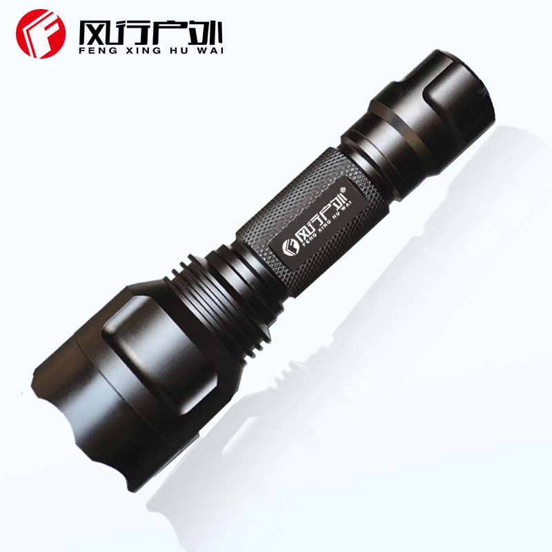 ไฟฉายแรงสูง ไฟฉายบ้าพลัง Feng Xing UltraFire T6 รุ่น C8 หัวโต ส่องไกล 200-350 เมตร ไฟฉายคุณภาพสูง ราคาถูก