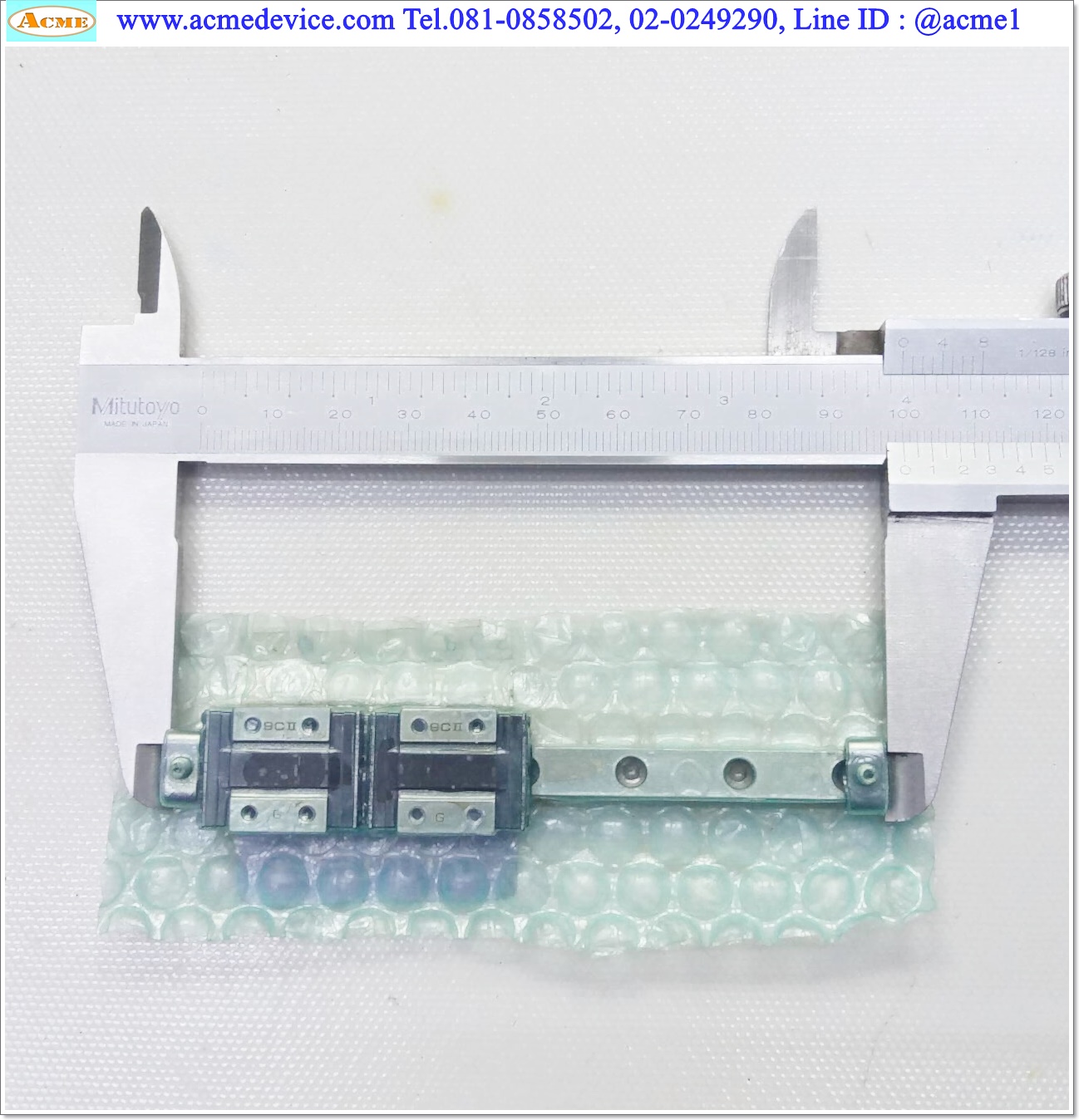 Linear Block and Rail THK รุ่น 2RSR7ZMUU+100LM, รางสไลด์ขนาด 7 mm x 100 mm (2 Block)