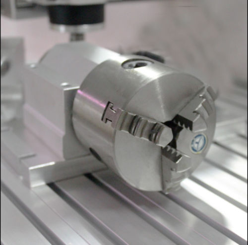 แกน A แบบ B หัวจับ 80 mm CNC L-type 4th-Axis Router Rotational Rotary A-Axis 3 Jaw 80MM Chuck