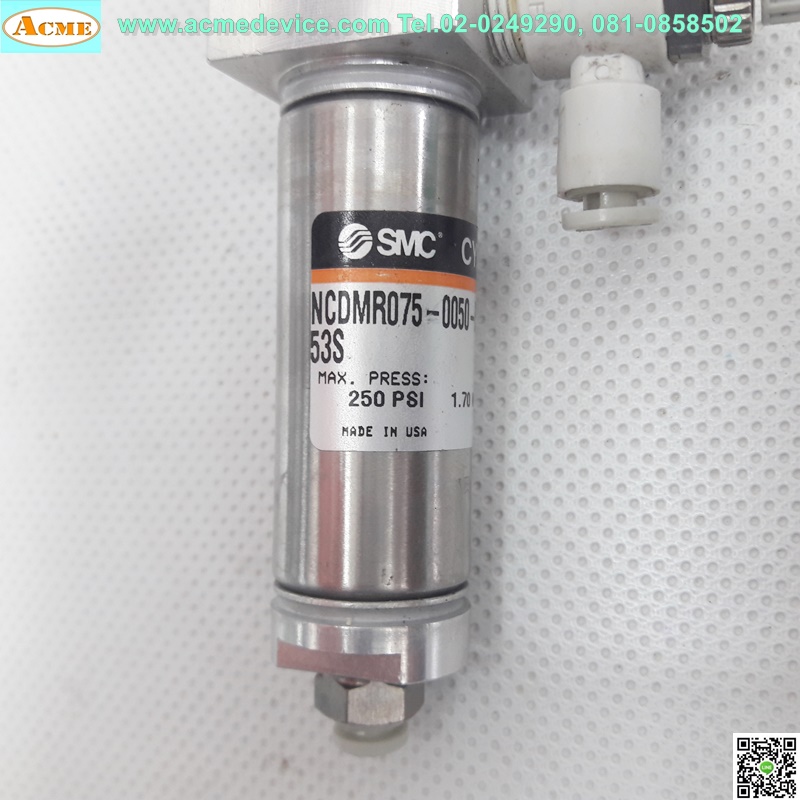 Air Cylinder SMC รุ่น NCDMR075-0050-B53S, bore.3/4", Storke 1/2"