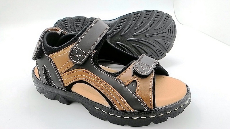 leather sandal with backstrap (kids)