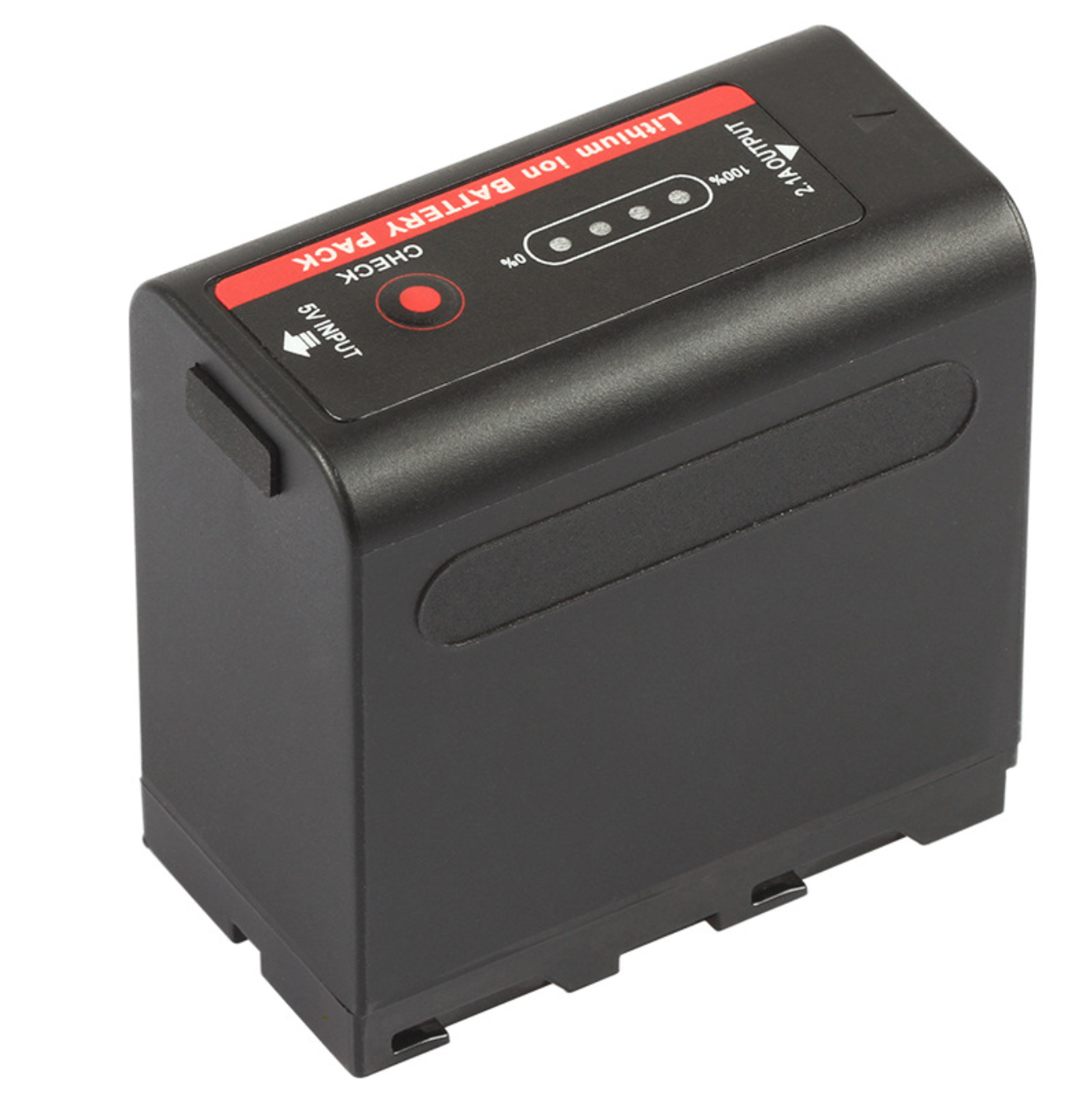 แบตเตอรี่เทียบ Sony NP-F980 8700mAh ใช้สำหรับไฟLED Yongnuoและกล้องถ่ายวิดีโอ Sony มีช่องต่อUSB สำหรับชาร์จกล้อง