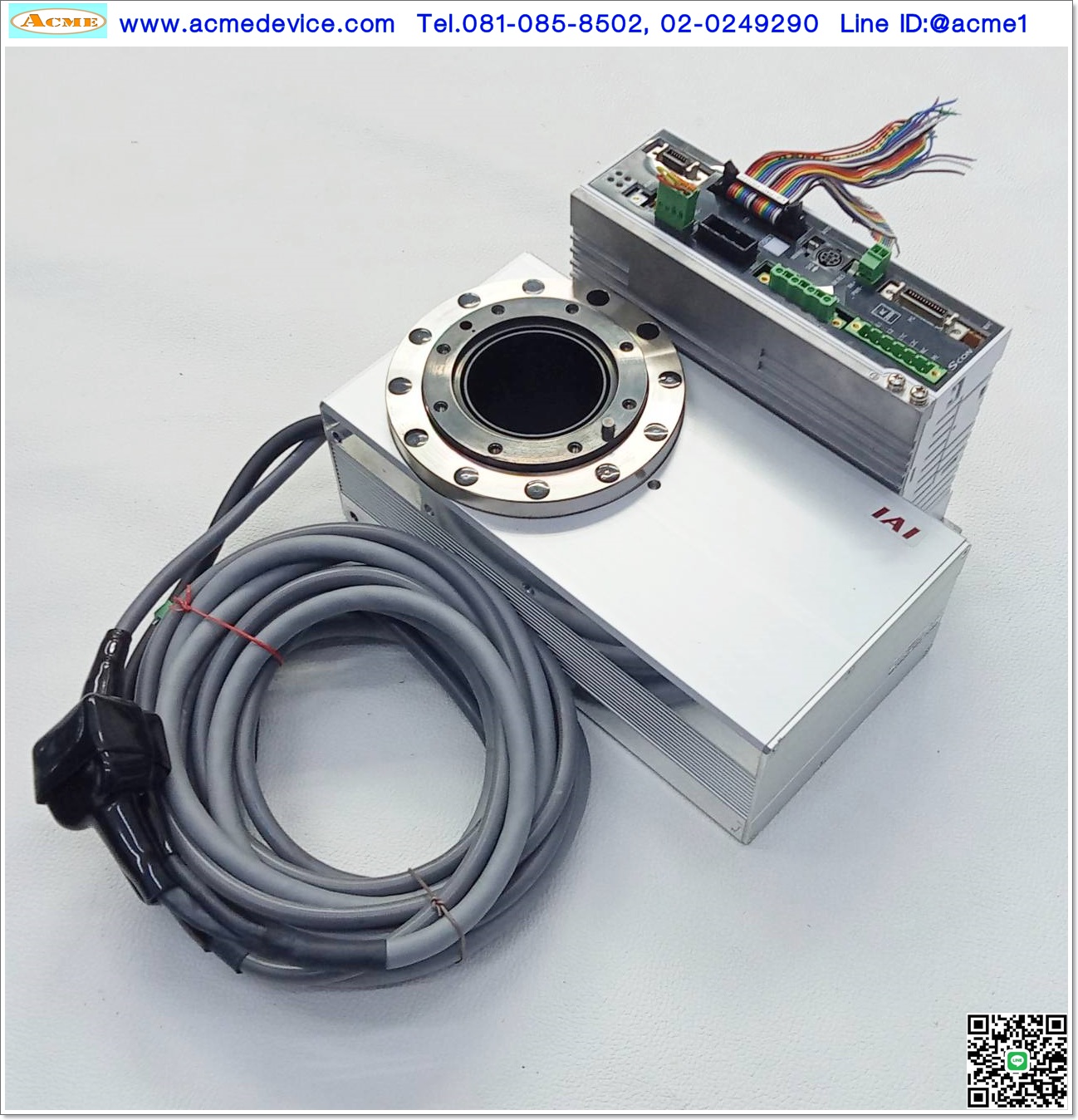 Rotary Hollow IAI Drive รุ่น SCON-C-100I-NP-2-2-WT & RCS2-RTC12L-A-150-18-360-T2-S-L-NM, 5.2Nm, 360-degrees