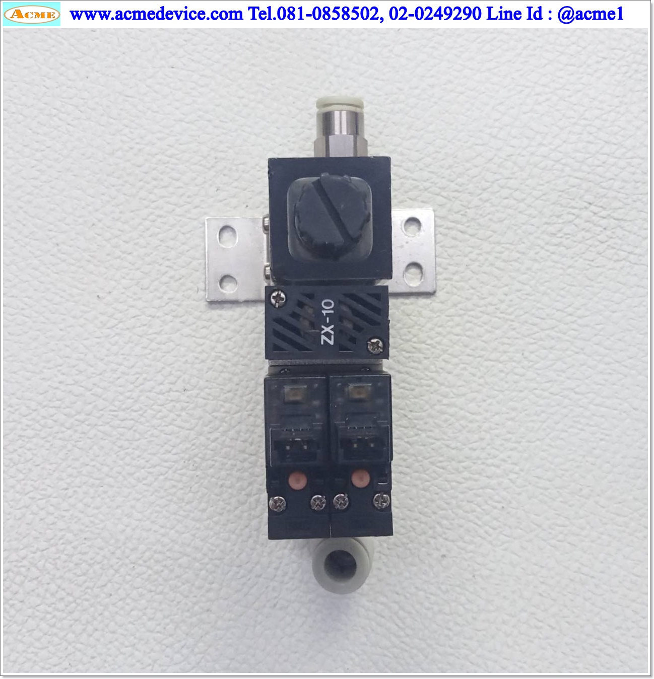 Vacuum Ejector SMC รุ่น ZX1101-K15LZ-F + VJ114-5LOZ, 24V