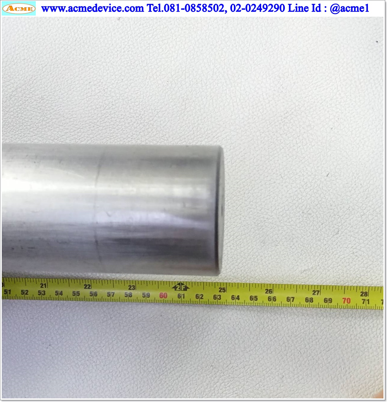 Ball Screw Kuroda รุ่น 63-20 c5, แกนโต 63 mm, ยาว 630 m., Stroke 175 mm., Pit 20 mm.