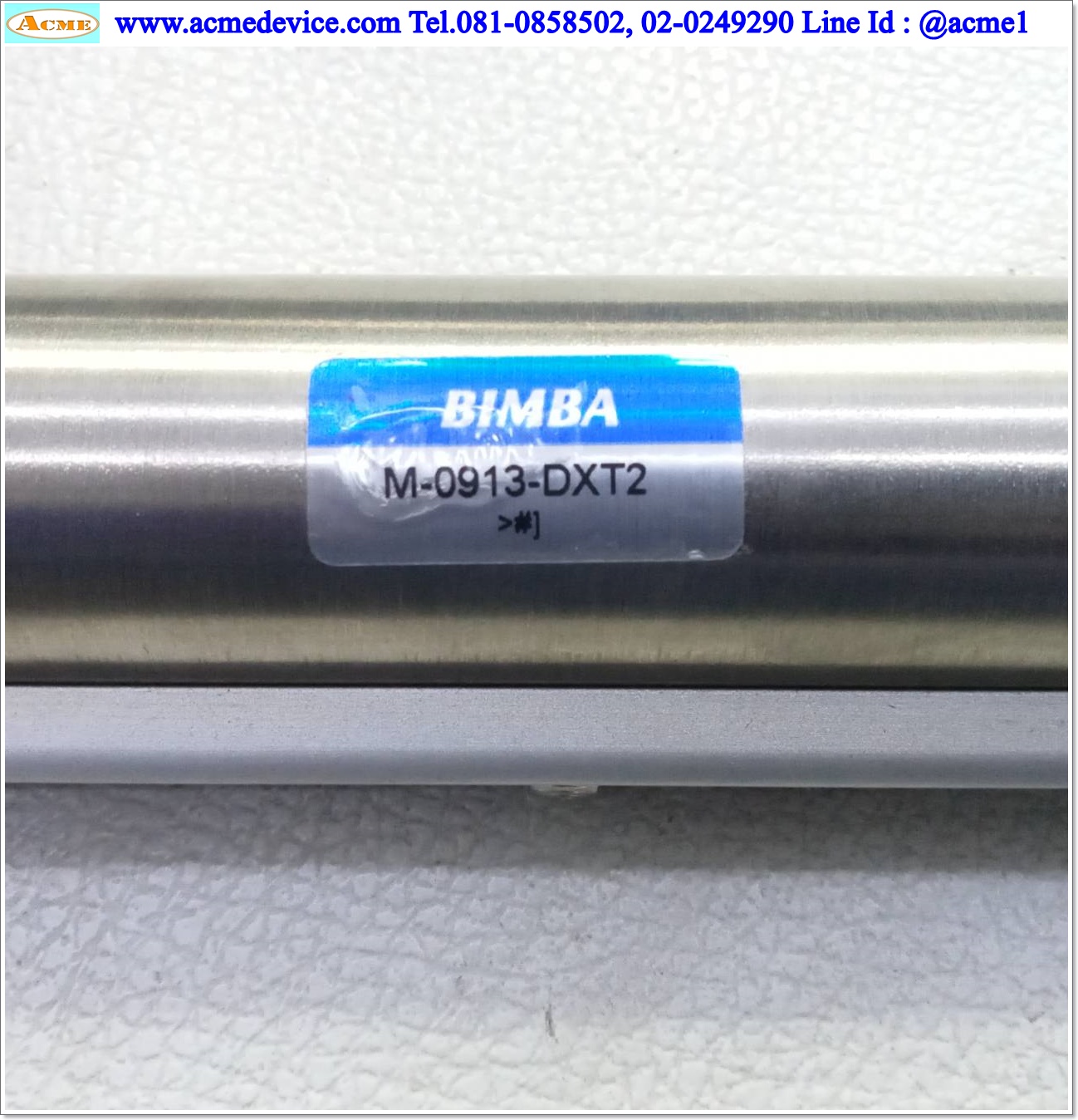 Air Cylinder Bimba รุ่น M-0913-DXT2, Bore 1-1/16", Stroke 13"