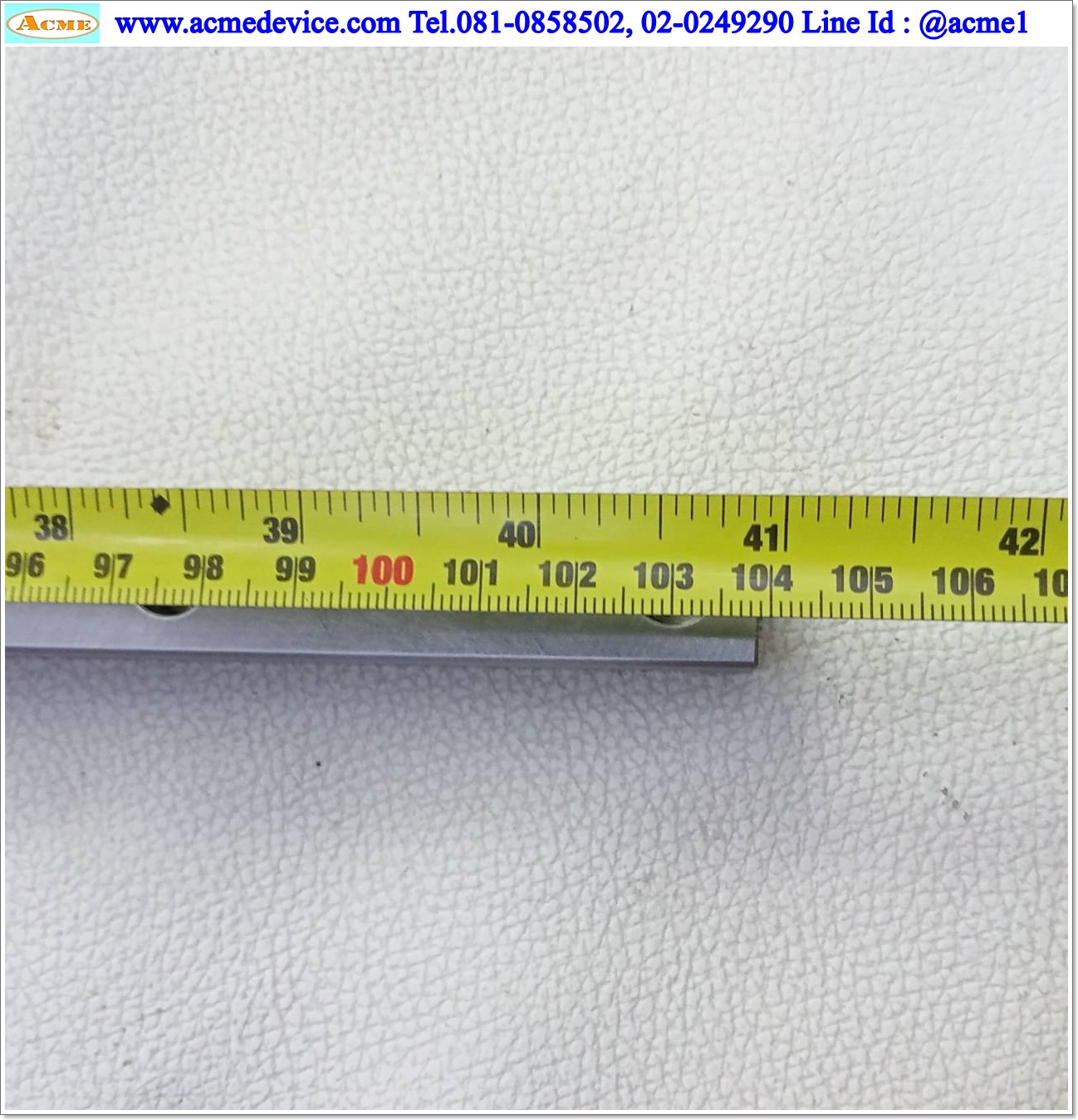 Linear Block and Rail IKO รุ่น LRX20, รางสไลด์ขนาด 20 mm x 1040 mm. (2 Block) (ขาว)