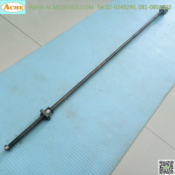 Ball Screw THK รุ่น BLK 1616E DAX-5D19, ยาว 1,190 mm, Stroke 1,065 mm, เพลาโต 16 mm, Pit 16 mm